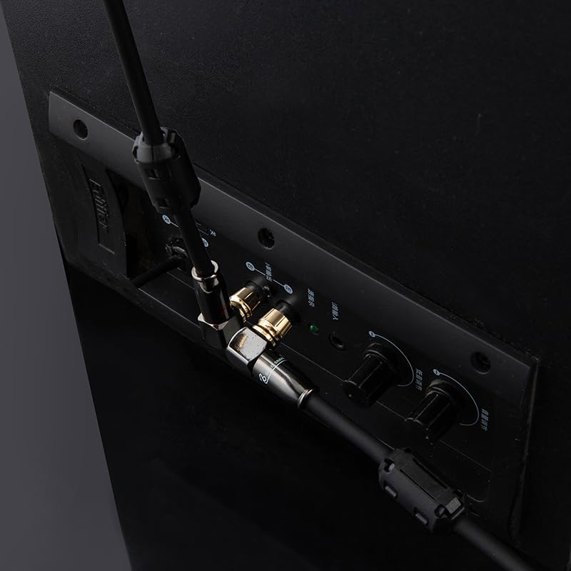 16ft Fever Grade Dual Lotus RCA Audio Cable, HiFi Pure Copper Audio Amplifier, Household car Dual Lotus Head Signal Cable