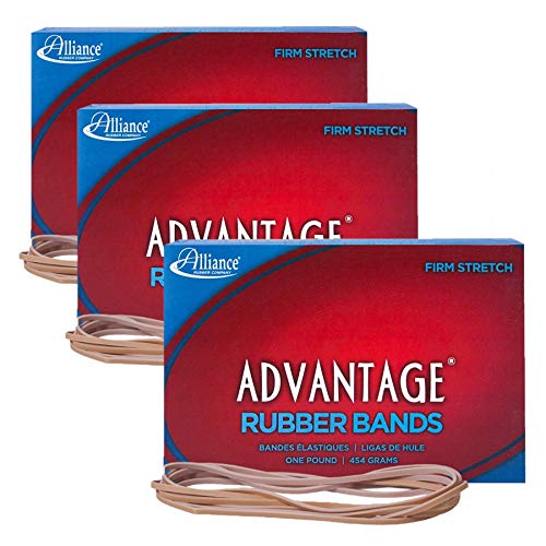 Alliance Rubber 27405 Advantage Rubber Bands Size #117B, 1 lb Box Contains Approx. 600 Bands (7