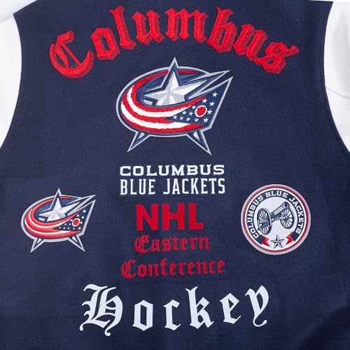 Image of Pro Standard Mens NHL Old English Varsity Jacket