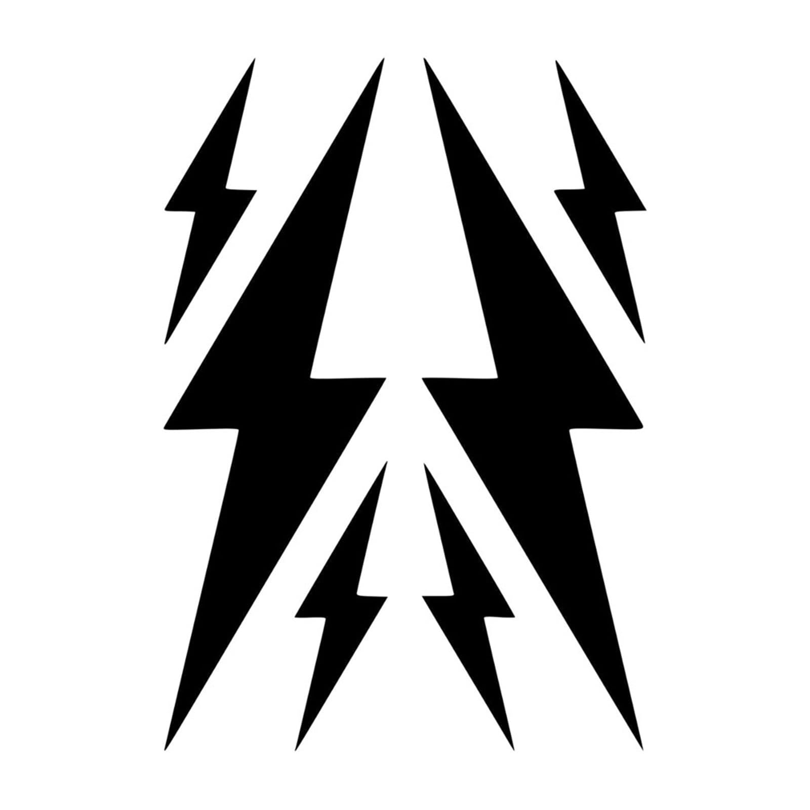 FGLFPXI Lightning Bolt Stickers Graphic Lightning Decal