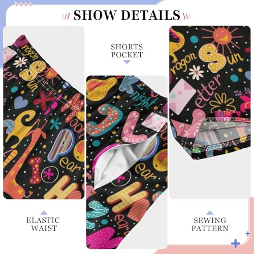 Cat Elephant Bunny Boys Long Pants Soft Trousers Elastic Waist Kids Lounge Bottoms with Pockets S-XL4