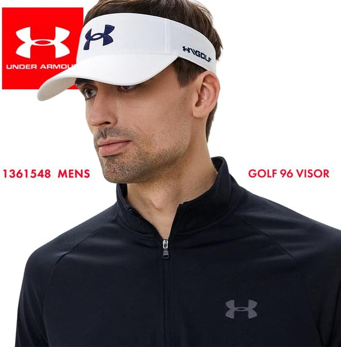Amazon.co.jp [アンダーアーマー] サンバイザー メンズ 帽子 バイザーキャップ ゴルフ96 シェード 軽量 1361548