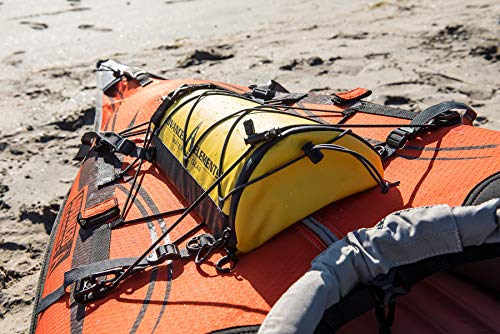 Image of Advanced Elements QuickDraw Deck Bag - AE3501 Kayak Storage Drybag - Universal fit Kayak Storage - 7 Liters - Yellow