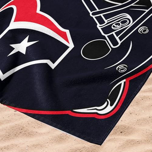 Image of Northwest NFL Houston Texans Unisex-Adult Beach Towel, 30 inch x 60 inch, Zone Read