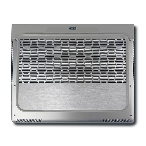 Image of MightySkins Skin Compatible with Alienware X16 R1 (2023) Full Wrap Kit - Brushed Aluminium | Protective, Durable, and Unique Vinyl Decal wrap Cover | Easy to Apply & Change Styles | Made in The USA