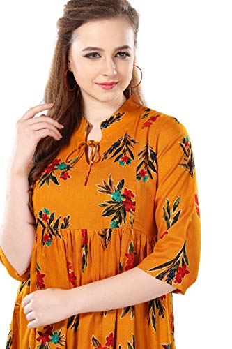 Image of AV2 Women's Rayon Relaxed Fit A Line Maternity Wear