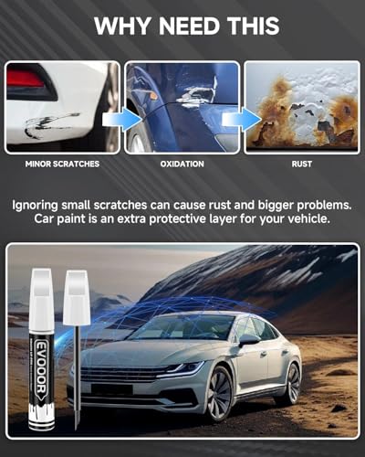 Image of Touch Up Paint Compatible with Toyota Exact Match 2 in 1 Touch up Paint for Chips and Nicks Repair (Celestite(1K3))