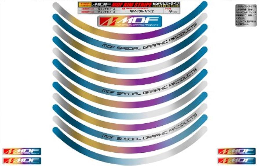 Amazon | エムディーエフ(MDF) リムストライプ チタニウムタイプ