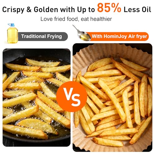 Image of 12QT Dual Air Fryer with 2 Baskets (4QT+8QT) & 50PCS Paper Liners