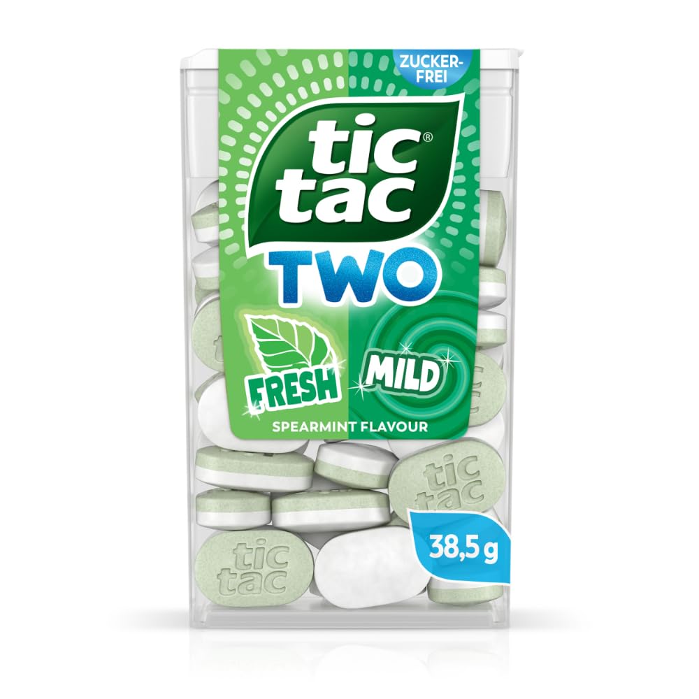 tic tac TWO Spearmint Fresh & Mild - 16 x 38,5g Packungen