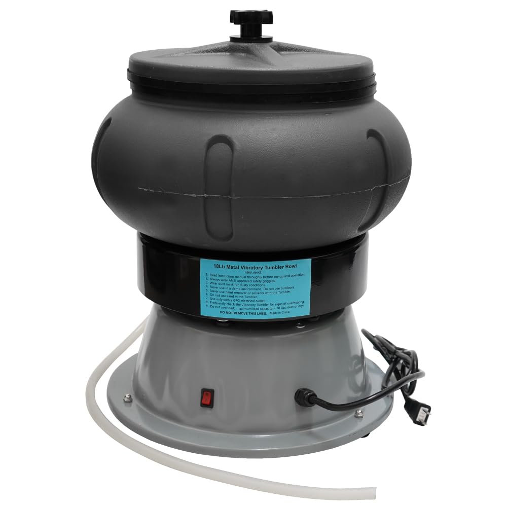 Amazon | KIKAIYA バレル研磨機 振動 タンブラー 18LB 研磨機 振動