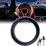 2026 Heated Steering Wheel Cover Wireless, Universal Fit 15 Inch Wireless Heated Steering Wheel Cover, Cordless & Fast 5-Second Heat with USB-C Charging, Anti-Slip Grip for Car, Truck and SUV (Type O)