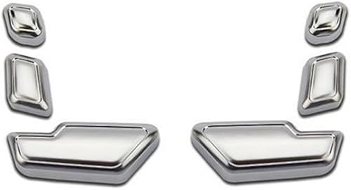 Eppar Cubiertas de botón de control de asiento ABS cromado para Mercedes Benz GLA GLA180 GLA200 GLA220 GLA250 2013-2015