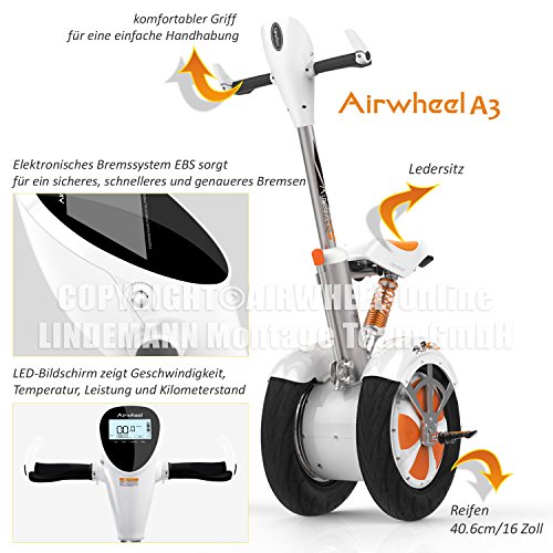 Airwheel '' City-Wheel A3 520 WH el Cómodo