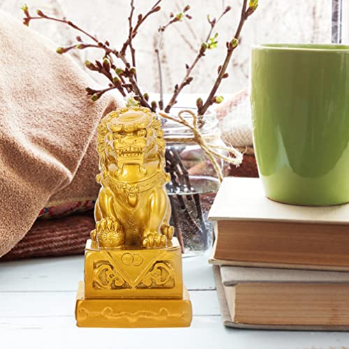 Estatuas guardianes perros Foo - 2 piezas miniatura 2