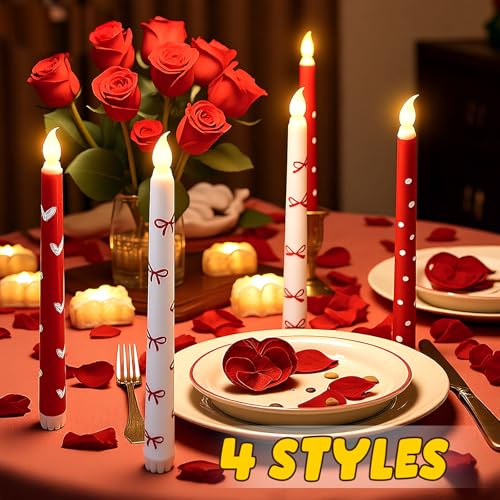 Velas LED de cera real decorativas para San Valentín y propuestas matrimoniales 2