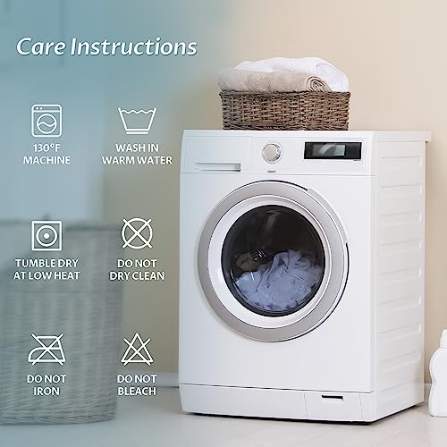 California King Size Waterproof Mattress Protector Fitted Terry Mattress Pad Cover with Deep Pocket Up to 18''