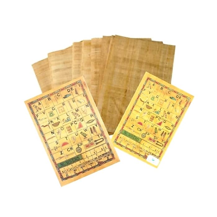 Buy Egyptian Papyrus 6x8 inches(15x20 cm) for Art Projects, printer