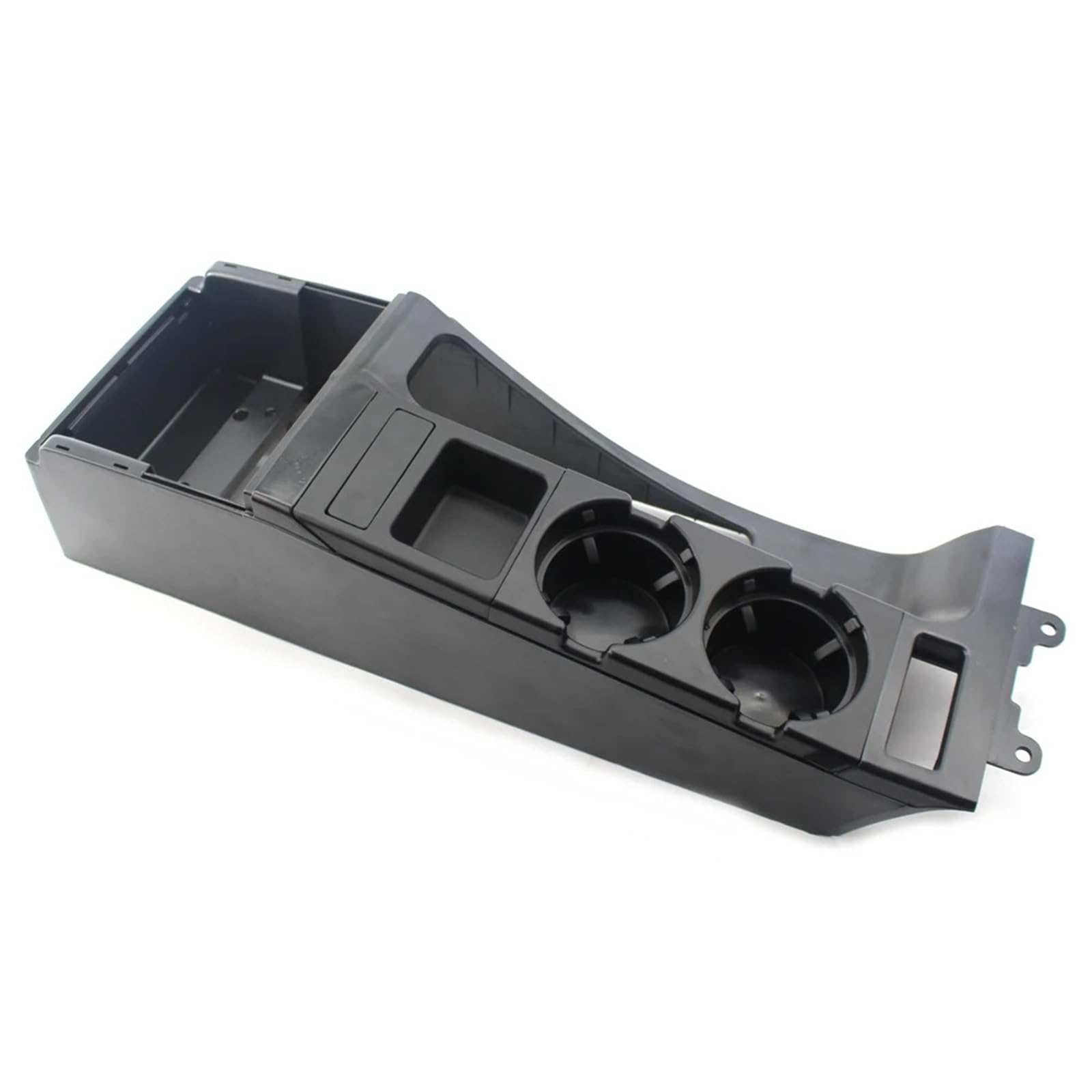 3 Teile/satz Fit Für BMW E46 Schwarz Center Console Trim Basis & Tasse Münze Speicherung Halter Armlehne Box