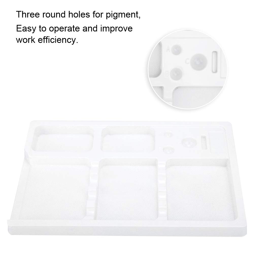 Plateau à Outils de Tatouage 10 Pièces, Plateau de Stockage de Pigments Organisateur de Support de Plateau à Outils de Tatouage PVC Lavable Jetable, pour Encres de Tatouage Plateau(10 pièces)
