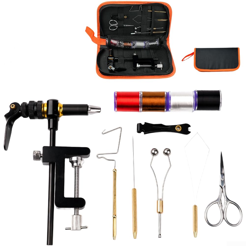 Set Attrezzi Pesca per mosca Completo per portatile Set Attrezzi(B)