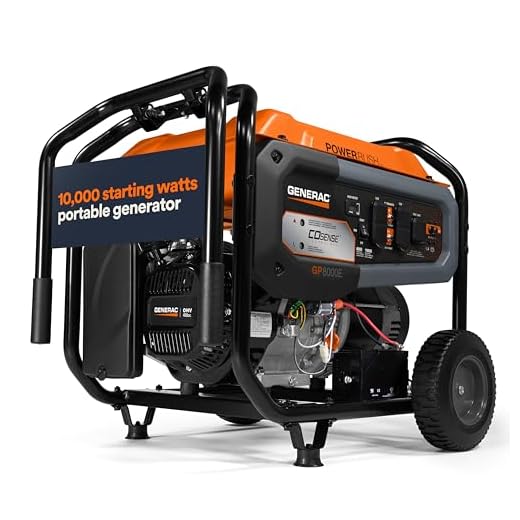 Generac 7715 GP8000E 8,000-Watt