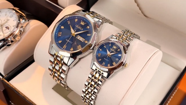 メ*2様 えーいもってケー　OLEVS ペアウォッチ ブルー　３年電池保証付き Amazon.co.jp: OLEVS カップル 腕時計 人気 ペアウォッチ クォーツ