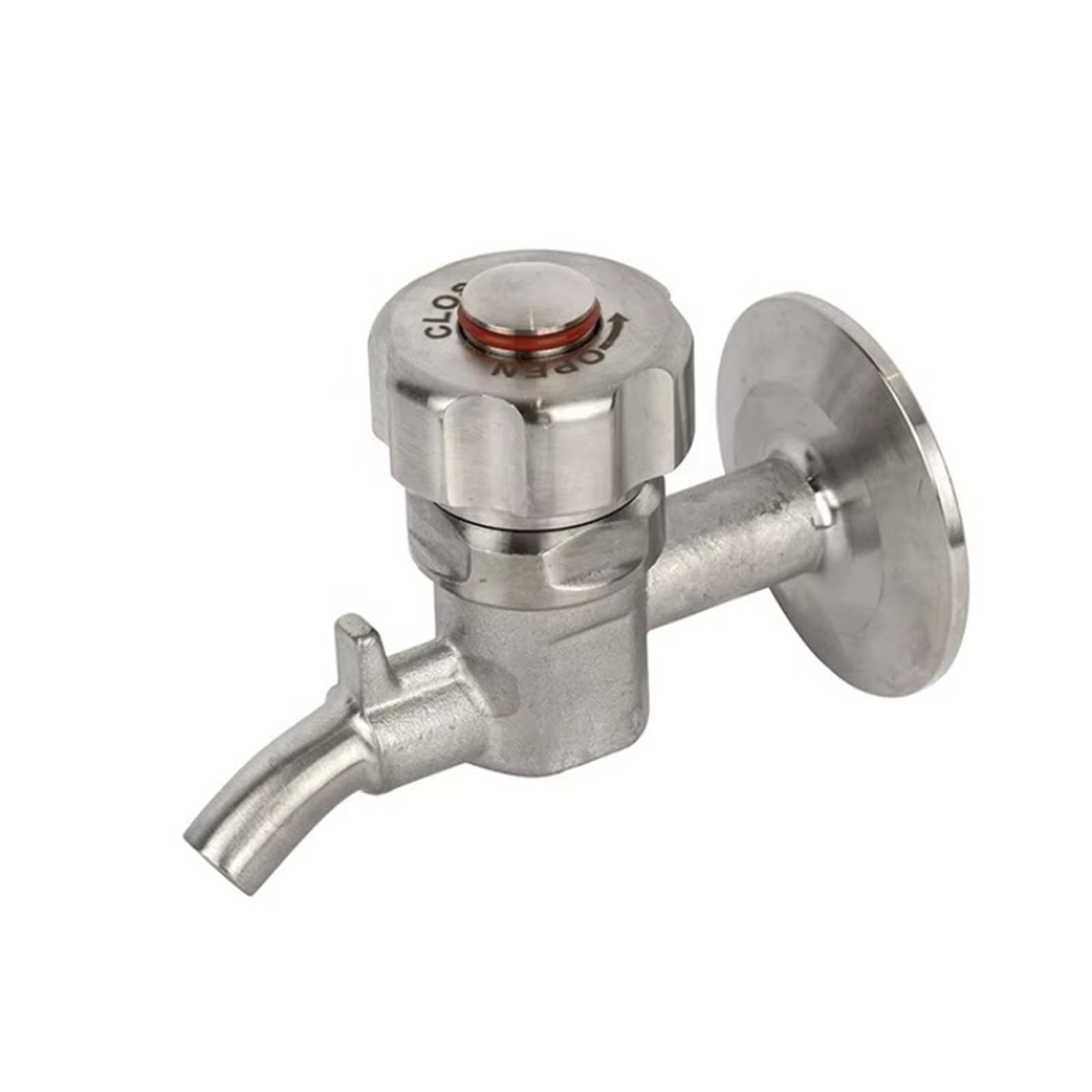 Belovek One Color Ss304/Ss316l Stainless Steel 1/4 "-1.5" Or Dn10-40 Beer Brewing Oem/Odm Three-Clamp Sampling Valve Food Grade(Ss304)