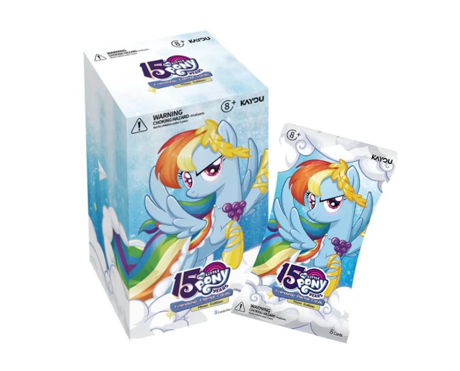KAYOU My Little Pony Friendship Eternal Trading Cards Moon Edition Series 2 24 Packs 192 Cards Anniversary Celebration Edition English Booster Box