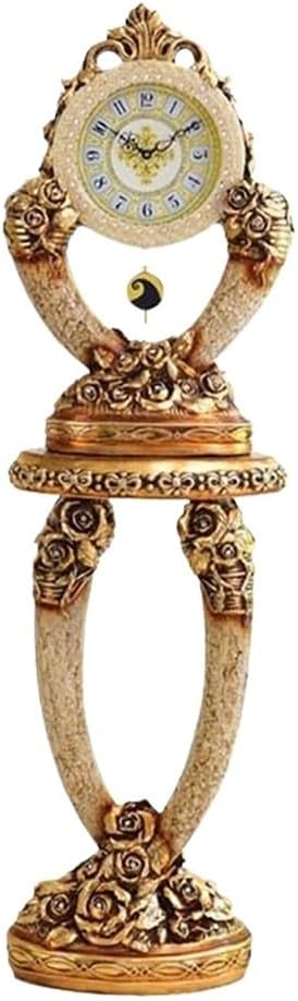 Grandfather Clock Retro Grandfather Clock Resin Statue Living Room Decorative Ornaments Watch Grandfather Alarm