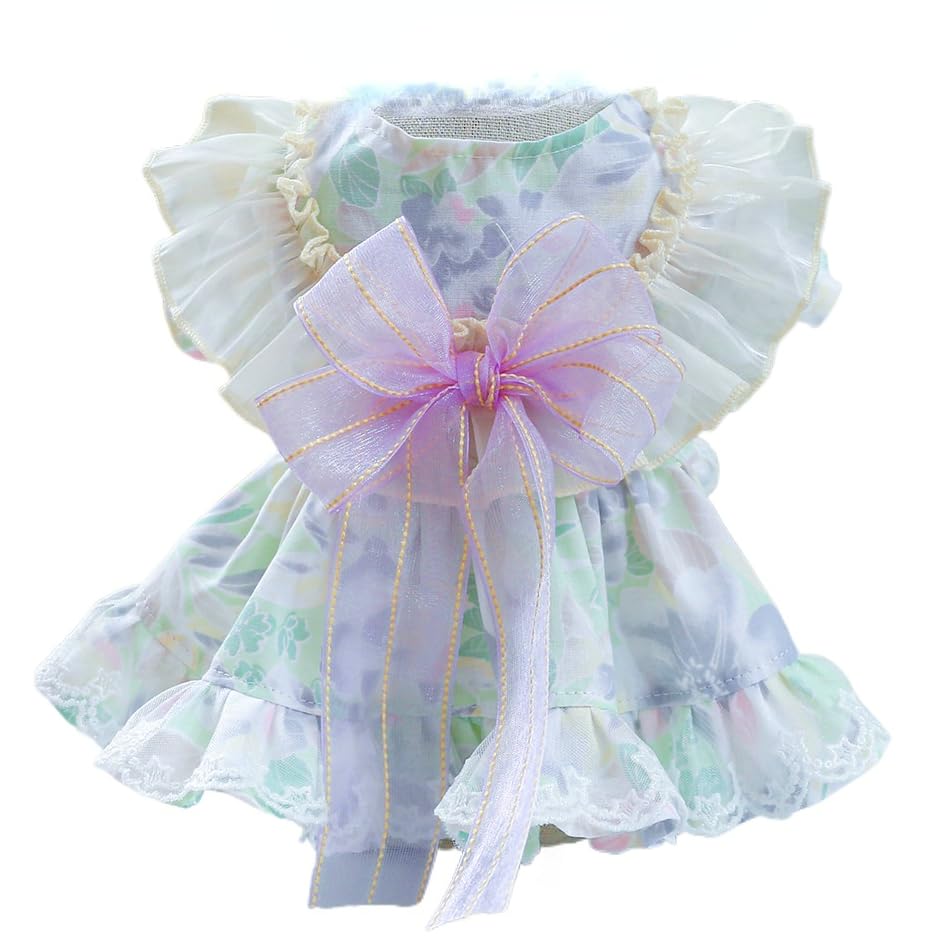 Vestido princesa para perros pequeños color morado XS