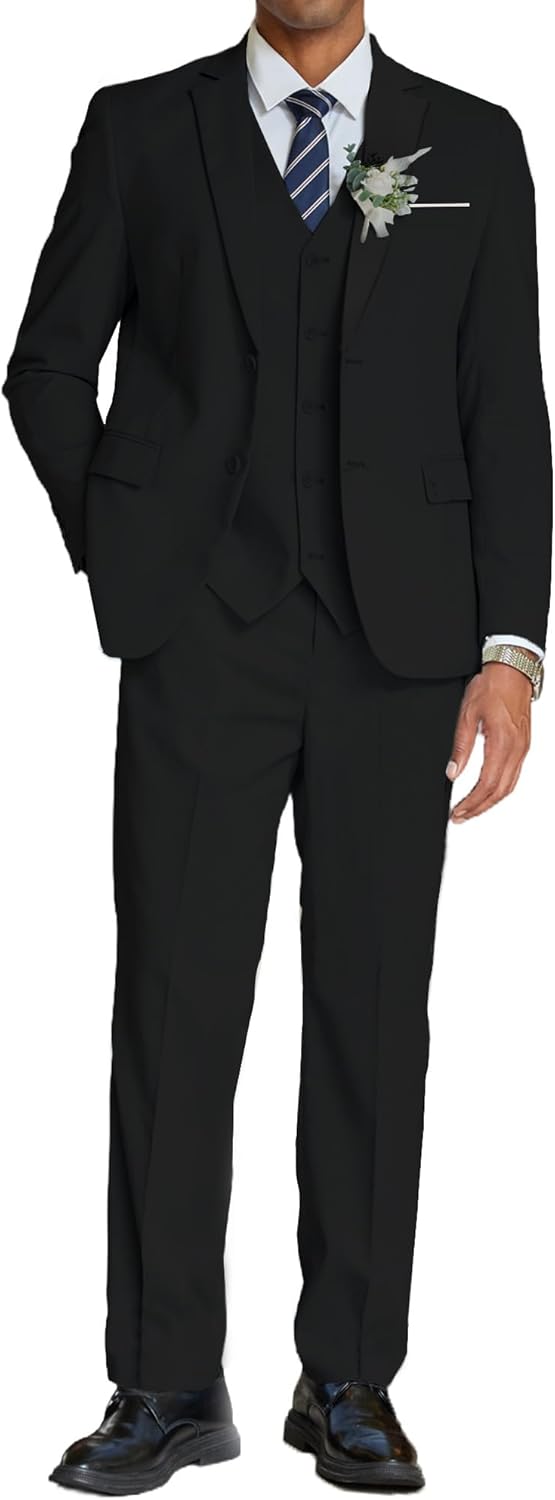 COOFANDY Men’s 3 Piece Linen Suits Casual Lightweight Blazer Jackets Vest Pants Set for Wedding Business Prom COOFANDY Men’s 3 Piece Linen Suits Casual Lightweight Blazer Jackets Vest Pants Set for Wedding Business Prom