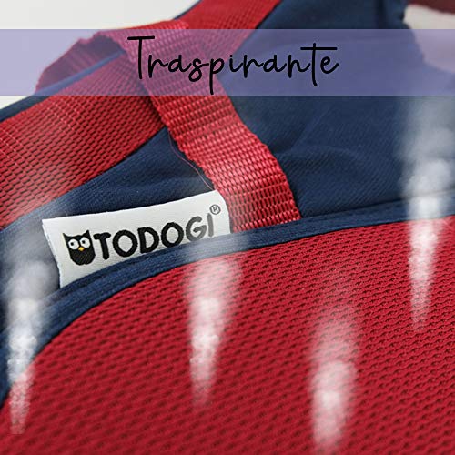 TODOGI Multifunctionele babydraagtas voor baby's, 10 posities in 1, ergonomisch katoen, ademend en licht, verstelbaar… - Image 4