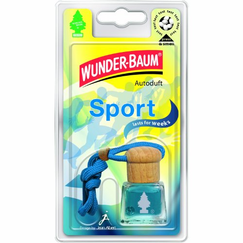 WUNDER-BAUM 461203/4 Lufterfrischer 4-er Set Duftflakon Sport WUNDER-BAUM 461203/4 Lufterfrischer 4-er Set Duftflakon Sport