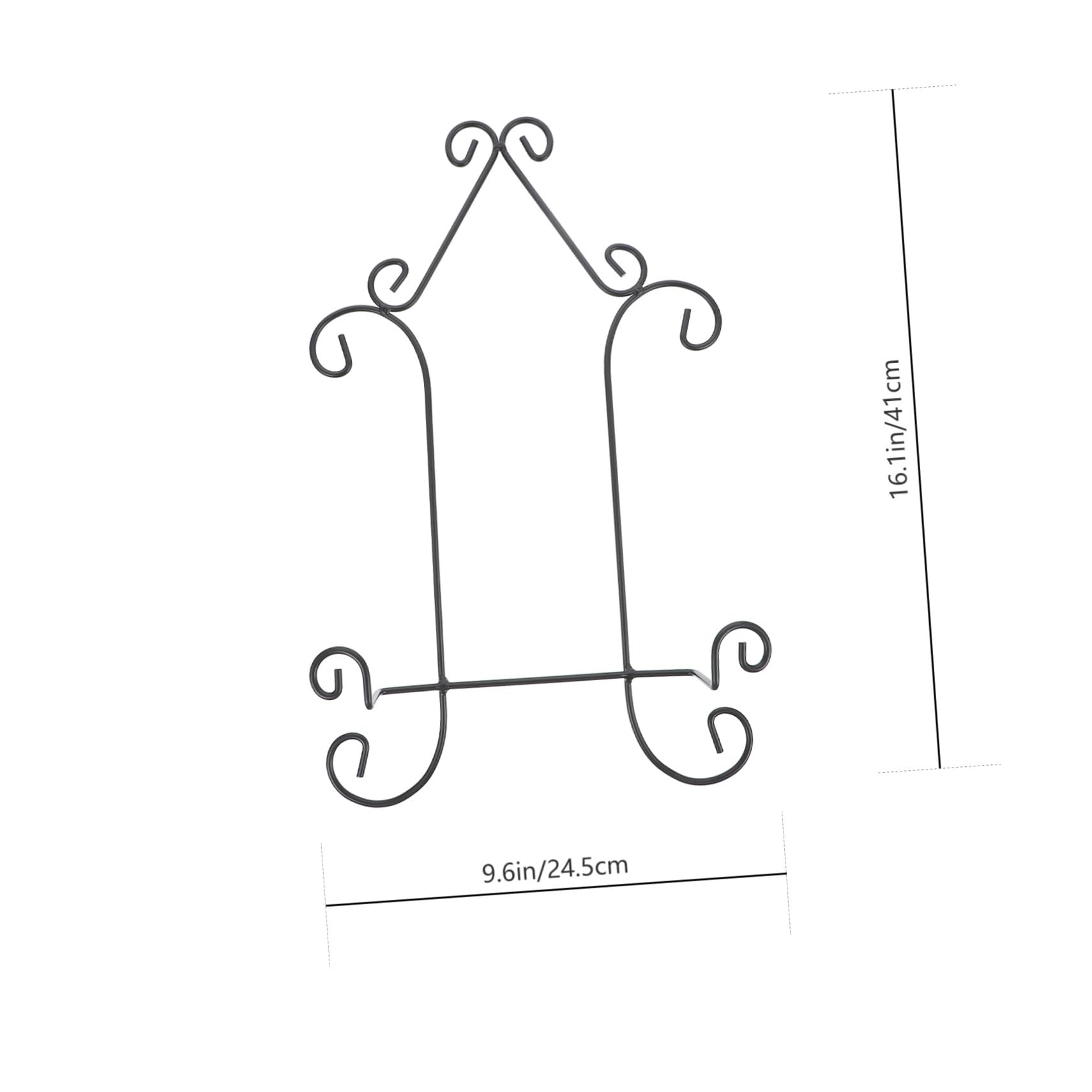 GOOHOCHY Sturdy Metal Plate Wall Holders Display Stand for Craft Shows Artwork Hanger Rack