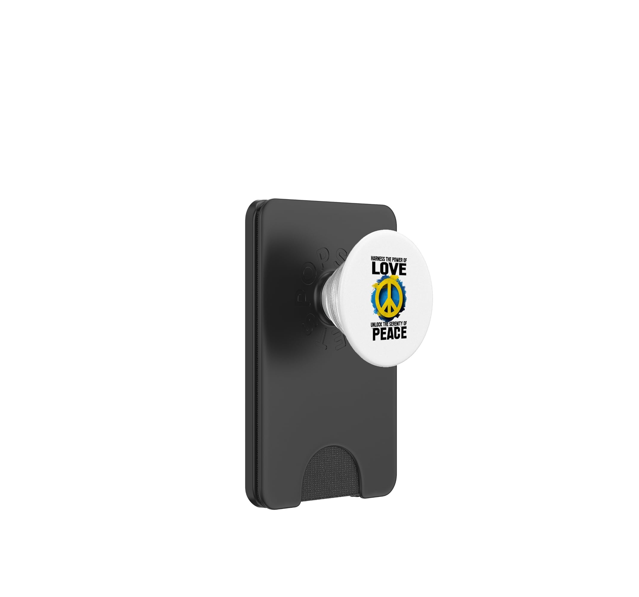 Harness the Power of Love; Unlock the Serenity of Peace PopSockets PopWallet für MagSafe