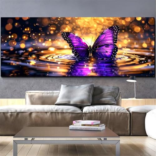Broderie diamant kit complet papillon pour sublimer votre décoration murale