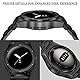 HASLFM Edelstahl Gehäuse mit Band, kompatibel mit Google Pixel Watch 3(41mm), Pixel 2/1, Metall Armband mit schützender Stoßfängerabdeckung für Google Pixel Watch 3(41mm)/2/1 Herren, Schwarz