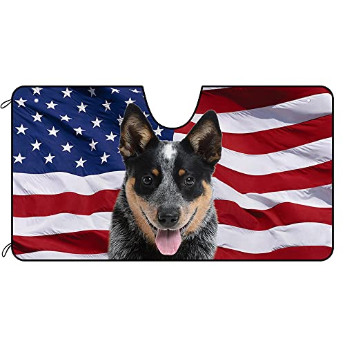 Parasol de coche para perro Blue Heeler protector de parabrisas para SUV
