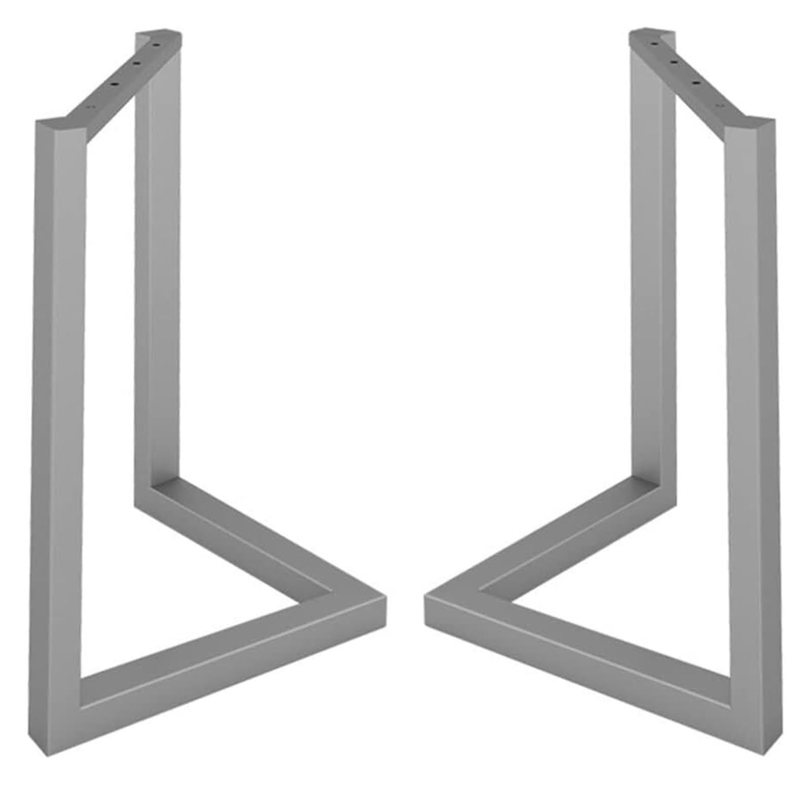 Gambe per Tavolo, Gambe da Tavolo, Gambe Tavolo, Gambe del tavolo di ricambio Gambe for scrivania in tubo quadrato for impieghi gravosi Gambe for mobili for tavolino da caffè, tavolo da pranzo(Silver,