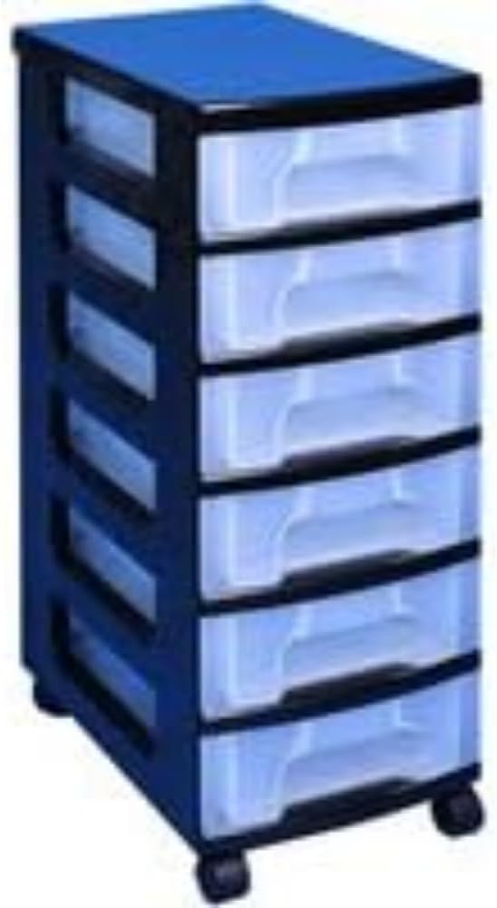 Really Useful RUP80651 Tower 6x7 Lit Drawers Black Amazon.co.uk