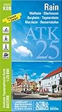  ATK K09 Rain 1:25 000: Wellheim, Oberhausen, Burgheim, Tagmersheim, Marxheim, Rennertshofen (ATK25 Amtliche Topographische Karte 1:25000 Bayern)