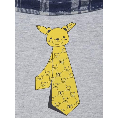 Image of Lulala Dog Shirts Clothes with Tie Print, Soft and Breathable Pet Apparel Outfits for Small Medium Large Dog Clothes Cozy Casual Fashion Costume (Grey,14Inch)