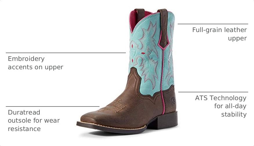Image of Ariat Women's Tombstone Wide Square Toe Western Cowboy Boot | Outdoor Boots