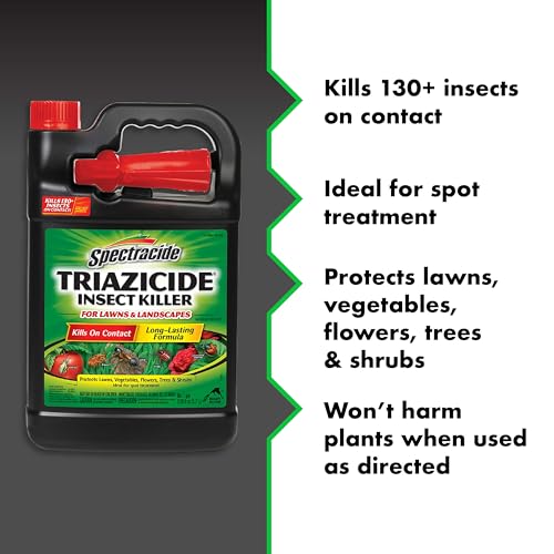 Image of Spectracide Triazicide Insect Killer For Lawns & Landscapes, Ready-to-Use, 1-Gallon, 4-Pack