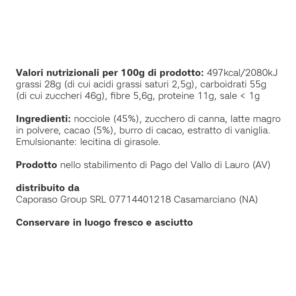 Crema di Nocciole al 45% crema spalmabile naturale (1 kg (chilogrammo))