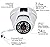 EVERSECU 1080P (HD-TVI/AHD/CVI/Analog) Hybrid Outdoor/Indoor Metal Turret Dome Security Camera, Day Night Vision Security IR Analog Camera, Vandalproof Mini Dome CCTV Camera
