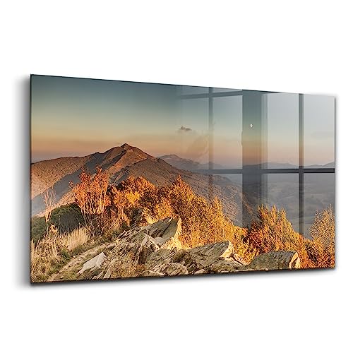 Tableau en verre Bieszczady 120x60cm Wallfluent pour décoration murale