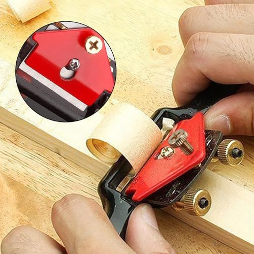 Yuiturt Schweifhobel für Holz, Verstellbarer Schabhobel mit 4 Ersatzklingen, Hochwertiger Handhobel für präzise Holzbearbeitung, Ergonomisches Design für bessere Kontrolle und Komfort beim Schnitzen
