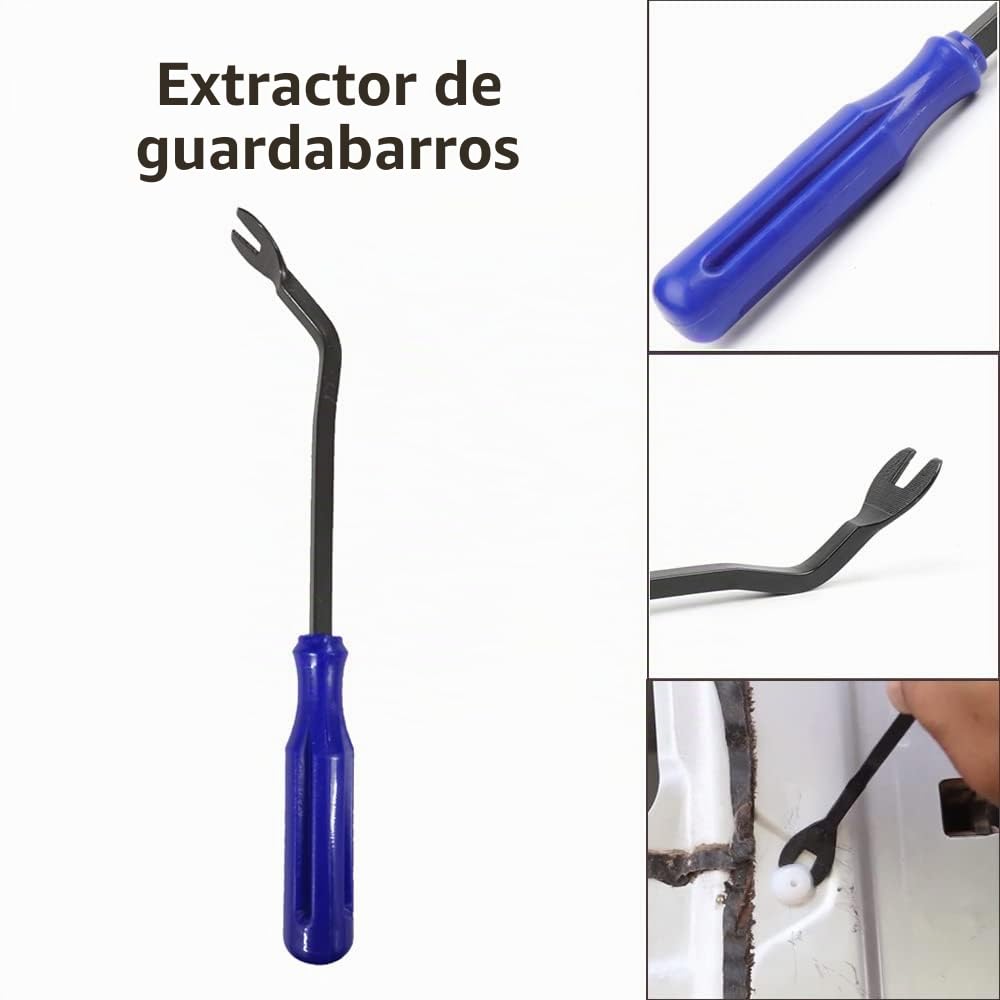 CYGOODS 12 unids/set Auto Auto Amolado Reparación Guardabarros Reparación Daño Extractor Levantador Arco Pie Herramientas Gancho Barras Kit